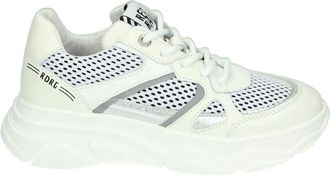 Red-Rag Schoenen, Dames, Beige, 40 EU, Witte Gestippelde Meisjesschoenen