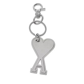 Ami Sleutelhanger met logo - unisex - Sleutelhangers & Tashangers - Grijs - ONE Size - Accessoires