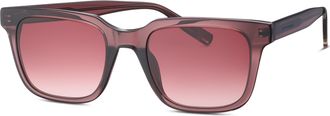 Tom Tailor Sonnenbrille TOM TAILOR Modell 676013, Herren, rot transparent, leicht transparent, Sonnenbrillen Sonnenbrille, Form Karree/Eckig, Logoschriftzug auf 