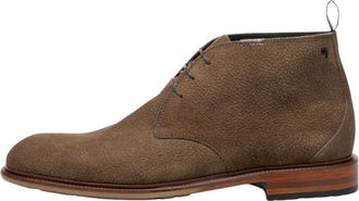 Floris Van Bommel Schoenen, Heren, Bruin, 43 1/3 EU, De Normer Enkellaarsjes