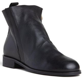 BEAUTIISOLES Renata Leather Bootie in Black at Nordstrom, Size 35