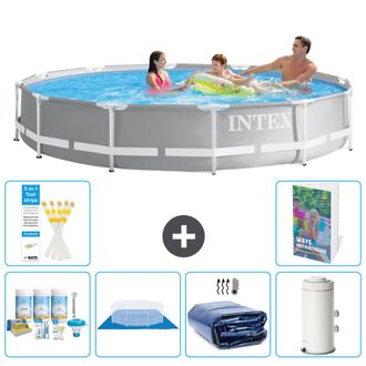 Intex Piscina Prism Frame Redonda - 366x76 Cm - 7-piezas S115