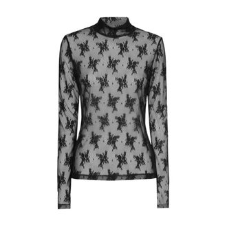 Caroline Biss Caroline Biss - Must-have baselayer in kant - Dames - Tops - Zwart - Maat: XL Polyamide