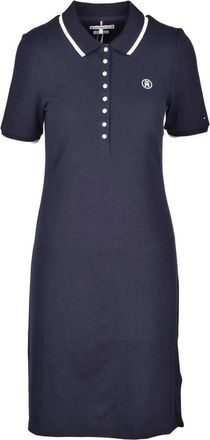 Tommy Hilfiger Blue Contrast Polo Dress