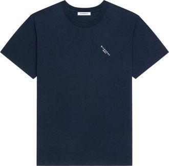 Givenchy Mens Shadow Print T-Shirt in Navy