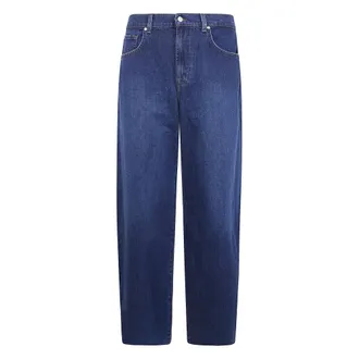 7 For All Mankind Loose-fit Jeans, female, Blue, Size: W29 Bonnie Curvilinear Radar With Raw Cut