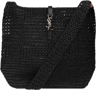 Saint Laurent Black Le 5 A 7 Medium Crossbody Bag