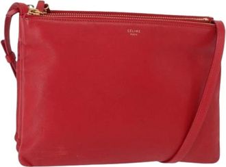 Celine Pre-owned Cross Body Bags, female, Red, Size: ONE SIZE Pre-owned Vintage Cross Body Bag