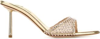 Le Silla Golden Slip On Heels