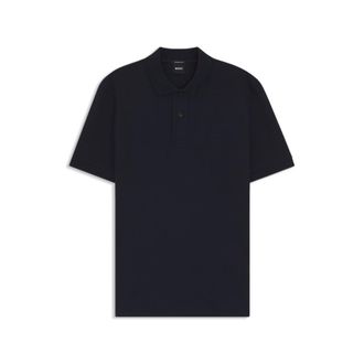 BOSS Pallas polo shirt in cotton piqu&eacute; with embroidered logo