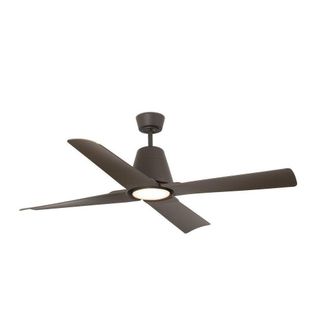 Netlighting Typhoon LED Brown Ceiling Fan with DC Motor 3000K