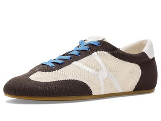 Veronica Beard Riviera Knit Slip-On Shoes Womens Shoes Espresso/Ecru : 8.5 M, Leather