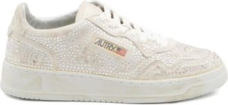Autry White Lace Up Sneakers