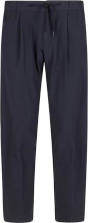 Herno Blauwe Regular Fit Broek - Heren - Slim Fit Broeken - Blauw - S - Broeken