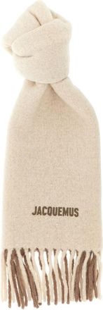 Jacquemus Beige LEcharpe Moisson Scarf