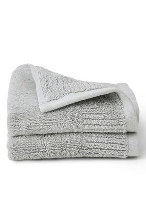 Boll & Branch Set of 2 Ultraplush Organic Cotton Washcloths in Shore at Nordstrom