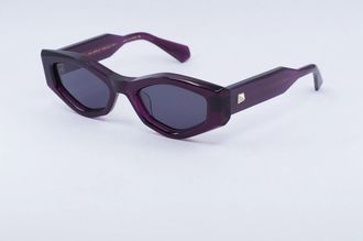 Valentino TRE Grey Geometric Unisex Sunglasses VLS-101 B 51