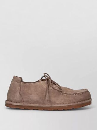 Birkenstock suede leather lace up loafers