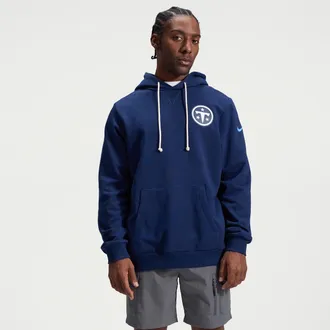 Nike Tennessee Titans Rivalries Collection Sideline Nike Mens Dri-FIT NFL Pullover Hoodie in Blue | 03AZ41S9V-W96