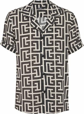 Balmain Hombre, Camisas, Negro, Talla: L
