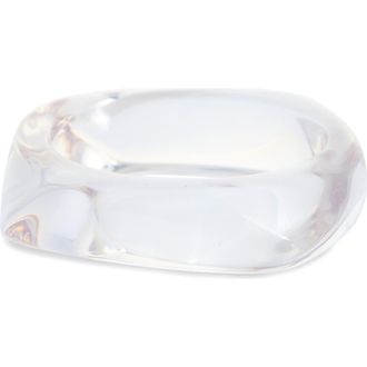 Nordstrom Rack Chunky Resin Bangle Bracelet in Clear at Nordstrom Rack