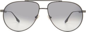 Victoria Beckham Grey Gradient Pilot Ladies Sunglasses VB242S 043 61