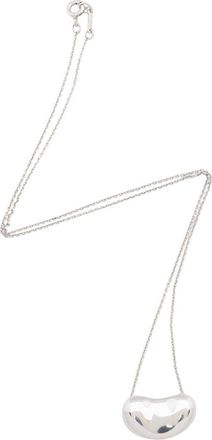 Tiffany & Co. Silver Elsa Peretti Bean 20Mm Necklace (Authentic Pre-Loved)