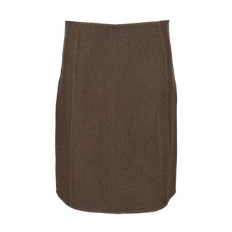 P.A.R.O.S.H. Wool Blend Midi Skirt - female - P.A.R.O.S.H. - Midi Skirts - Green - M - Skirts