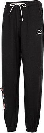 Puma Team Badge Regular Track Pants Black 677378-01