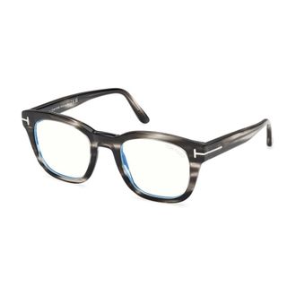 Tom Ford Glasses, male, Gray, 50 MM, Geometric Eyeglasses