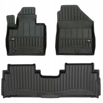 OEM Alfombras, Felpudos, Alfombras De Goma Kia Sorento 3 2015-2020, Canaleta 3d