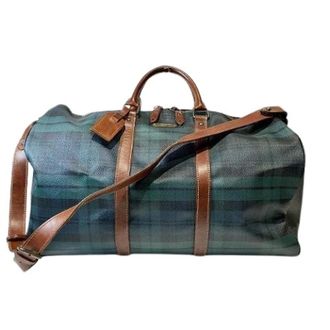 Ralph Lauren Vintage, unisex, Groen, ONE Size, Leer, Pre-owned Leather PVC 2way Boston bag