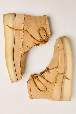 Clarks Weaver Lace Up Suede Sneakers