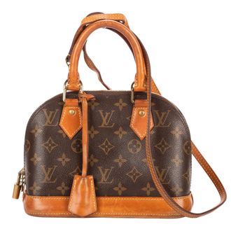Louis Vuitton Pre-owned Womens Alma BB Shoulder Bag - Brown - One Size