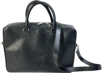 Burberry Tweedehands leren handtassen - Dames - Vintage Handtas - Zwart - ONE Size - Vintage