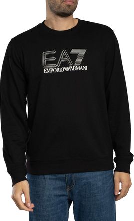 Emporio Armani Echo Graphic Sweatshirt, Zwart