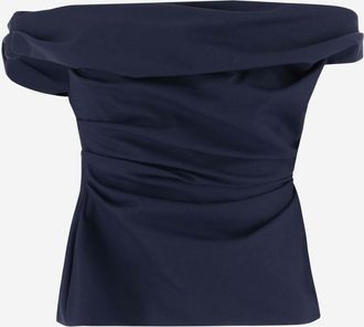 ARMARIUM Blue Off-shoulders Top