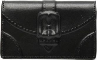 Miharayasuhiro Portafoglio con fibbia goffrata - Nero