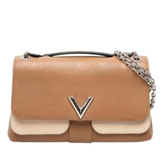Louis Vuitton Pre-owned Shoulder Bags, female, Brown, Size: ONE SIZE Pre-owned Vintage Leather Shoulder Bag