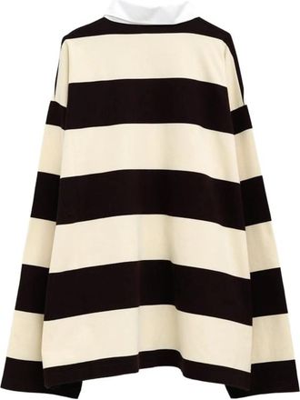 Balenciaga Striped Polo Shirt