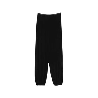 Emporio Armani Tapered Trousers - female - Emporio Armani - Tapered Trousers - Black - S - Trousers