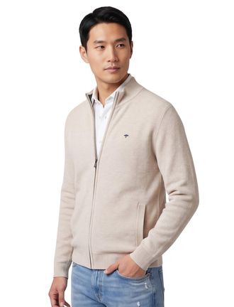Fynch-Hatton Beige vest Fynch Hatton textuur
