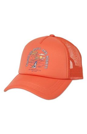 Billabong Across Waves Trucker Hat in Saffron at Nordstrom