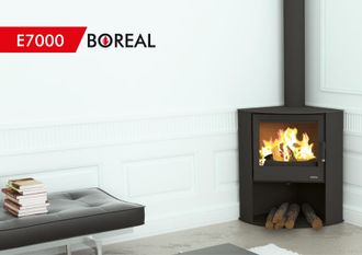 Boreal Bricosol Estufa Rincon De Le&ntilde;a Boreal Modelo E7000
