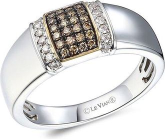Le Vian Silver 0.33 Ct. Tw. Diamond Ring