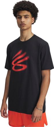 Under Armour Mens Curry Playable T-Shirt Black/red S