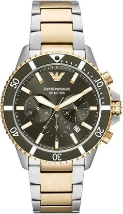 Emporio Armani Ar 11361 Horloge - Heren - Horloges - Grijs - ONE Size - Accessoires