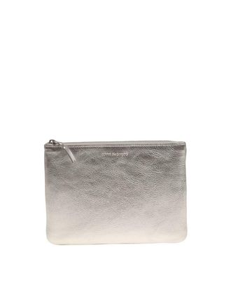 Comme Des Garçons Silver leather bag