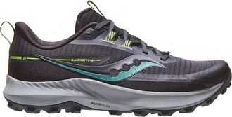 Saucony Mens Peregrine 13 Running Shoes In Wood/fossil