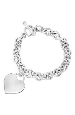 Effy Sterling Silver Toggle Chain Bracelet in White at Nordstrom Rack, Size 7